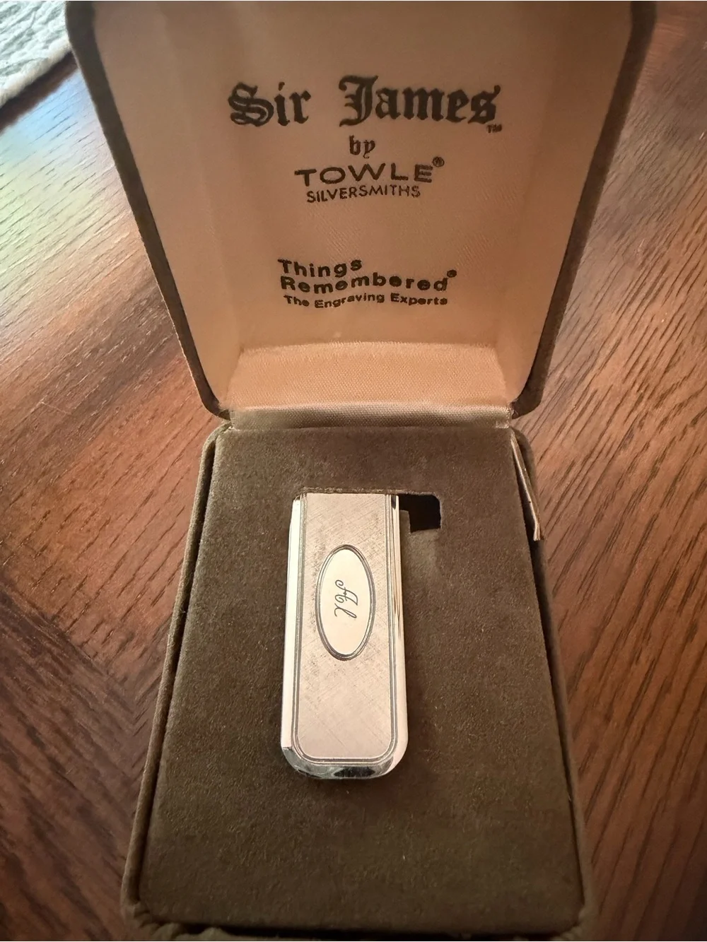 Sir James Towle Silver-Tone Money Clip - Silver